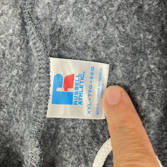 Russell Athletic Sweatpants Mens Size XXL Dark Gray Fleece Joggers Casual - Picture 6 of 10